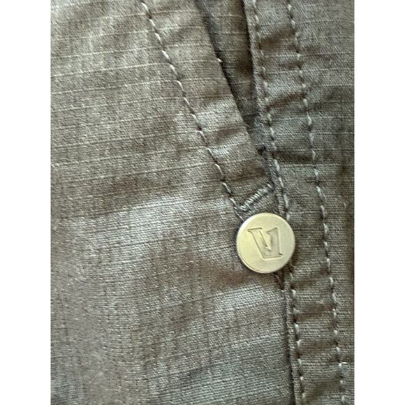 Vuori Pants Ripstop Organic Cotton Stretch Pockets Gray Charcoal Camo XL - Picture 6 of 9